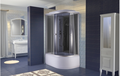 Душевые кабины 120*80 L/R, с электрикой