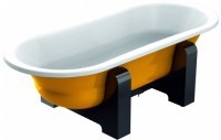 Стальная ванна DUO COMFORT OVAL WOODLINE 3,5 180*80