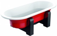 Стальная ванна DUO COMFORT OVAL WOODLINE 3,5 180*80