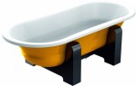 Стальная ванна DUO COMFORT OVAL WOODLINE 3,5 180*80